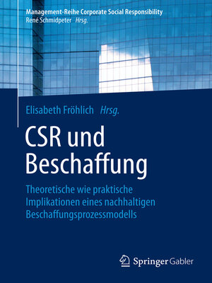 cover image of CSR und Beschaffung